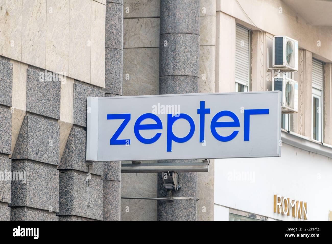 Belgrade, Serbia - June 7, 2022: Logo of Zepter. Stock Photo