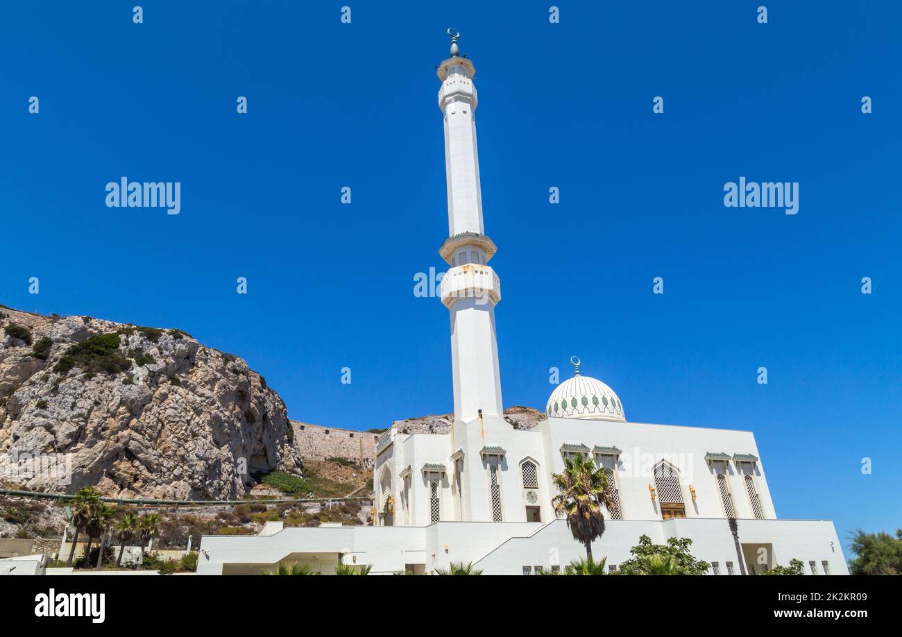 Ibrahim-al-Ibrahim Mosque, Gibraltar Stock Photo