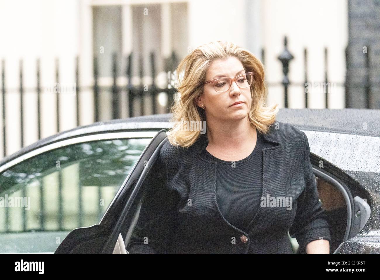 London, UK. 23rd Sep, 2022. Penny Mordaunt, Leader of the House of Commons, arrives at a cabinet meeting at 10 Downing Street London. Credit: Ian Davidson/Alamy Live News Stock Photo