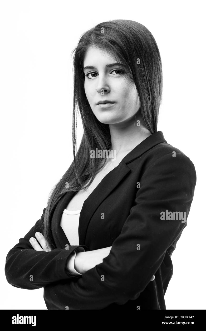 woman is an employer or employee Stock Photo
