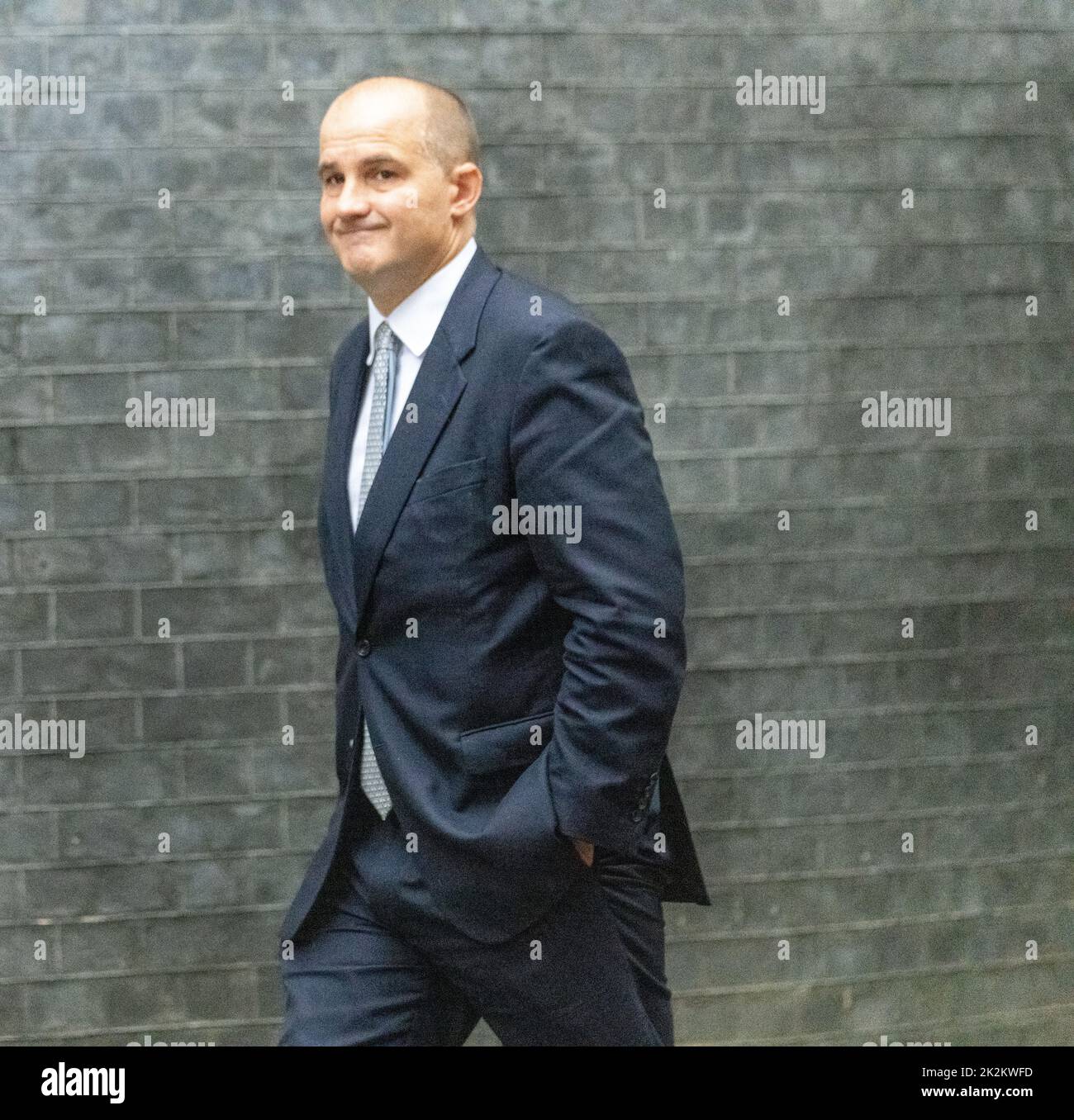 London, UK. 23rd Sep, 2022. Jake Berry, Minister without Portfolio, arrives at a cabinet meeting at 10 Downing Street London. Credit: Ian Davidson/Alamy Live News Stock Photo