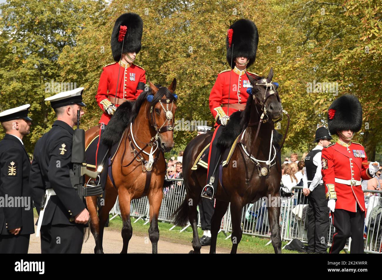 Funeral of Queen Elizabeth II Windsor 19 September 2022 Stock Photo