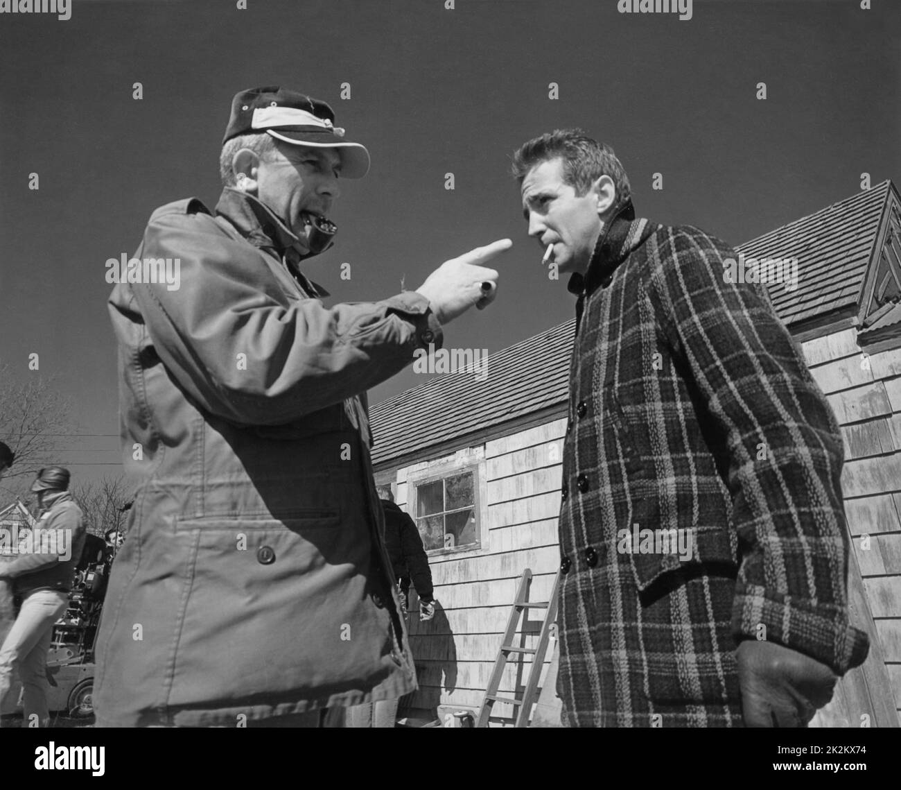 Director Richard Brooks on the set of: In Cold Blood USA, 1967