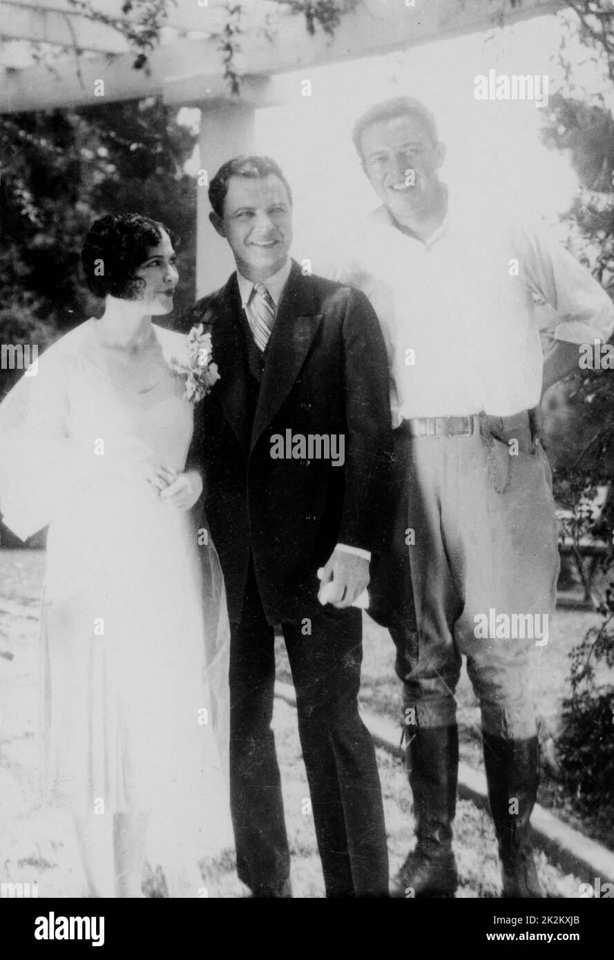 The Romantic Age Year : 1927 USA Director : Robert Florey Alberta Vaughn, Eugene O'Brien, Robert Florey Shooting picture Stock Photo