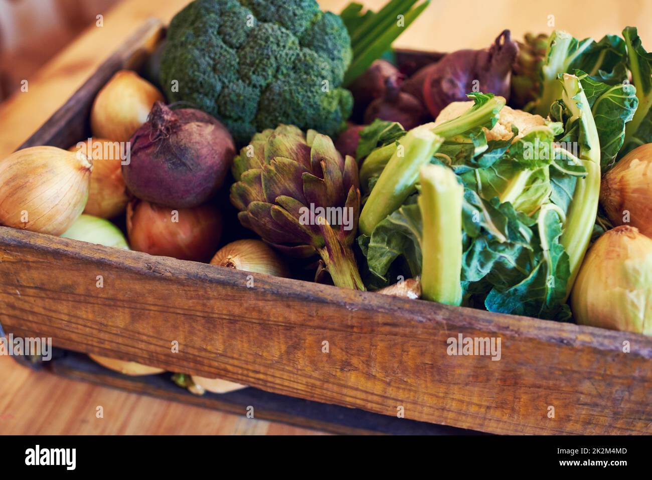 All the veggies you need for a healthy meal Stock Photo