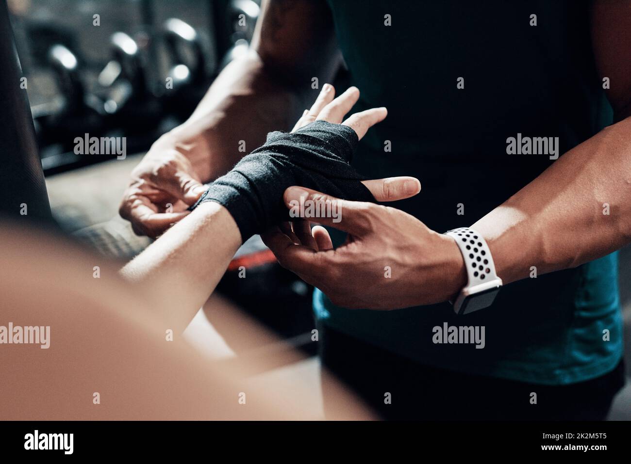 In boxing, safety comes first. Cropped shot of an unrecognizable