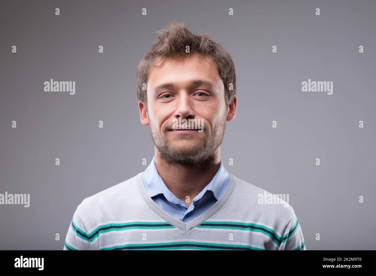 Friendly man with a lovely warm smile Stock Photo