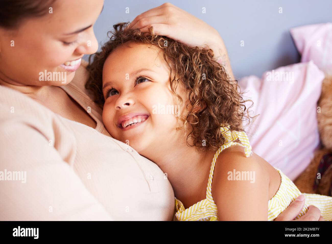 Ill always be here for you baby. Shot of a mother and daughter spending quality time together. Stock Photo