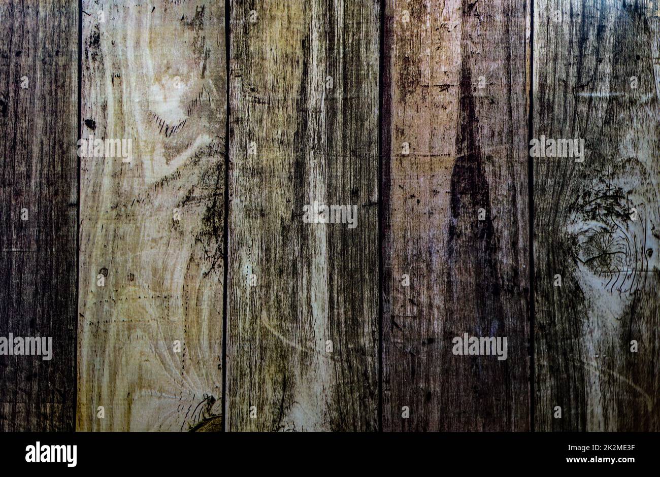 Wall of wood Stock Photo