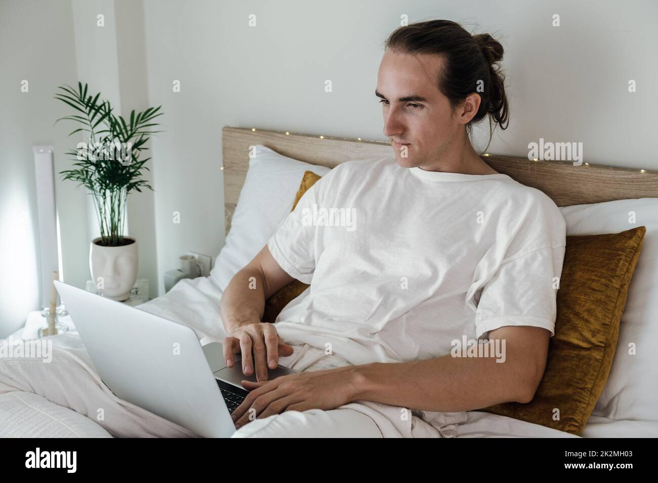 Man working from home Stock Photo