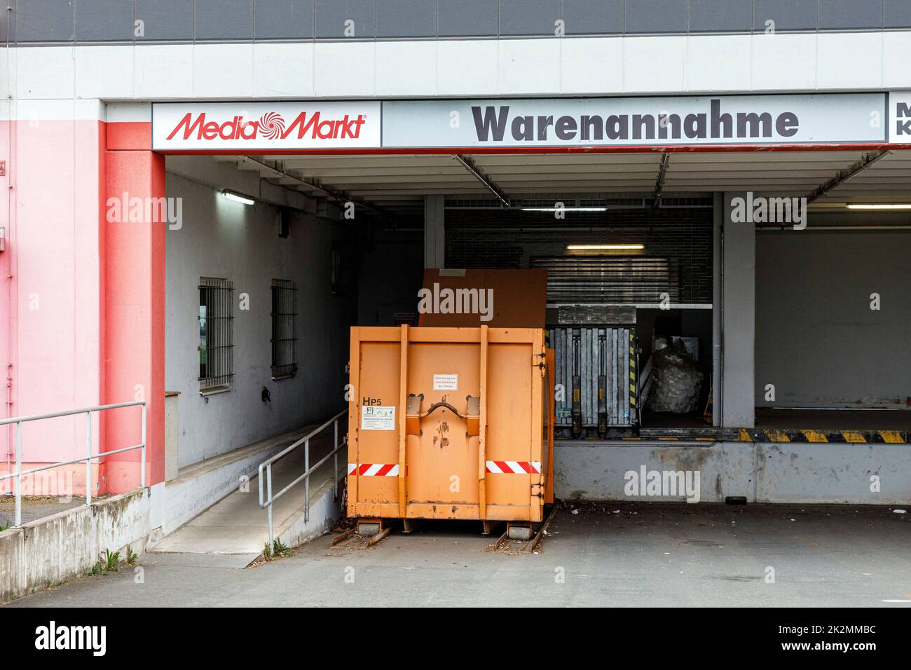 Mediamarkt receiving department Stock Photo