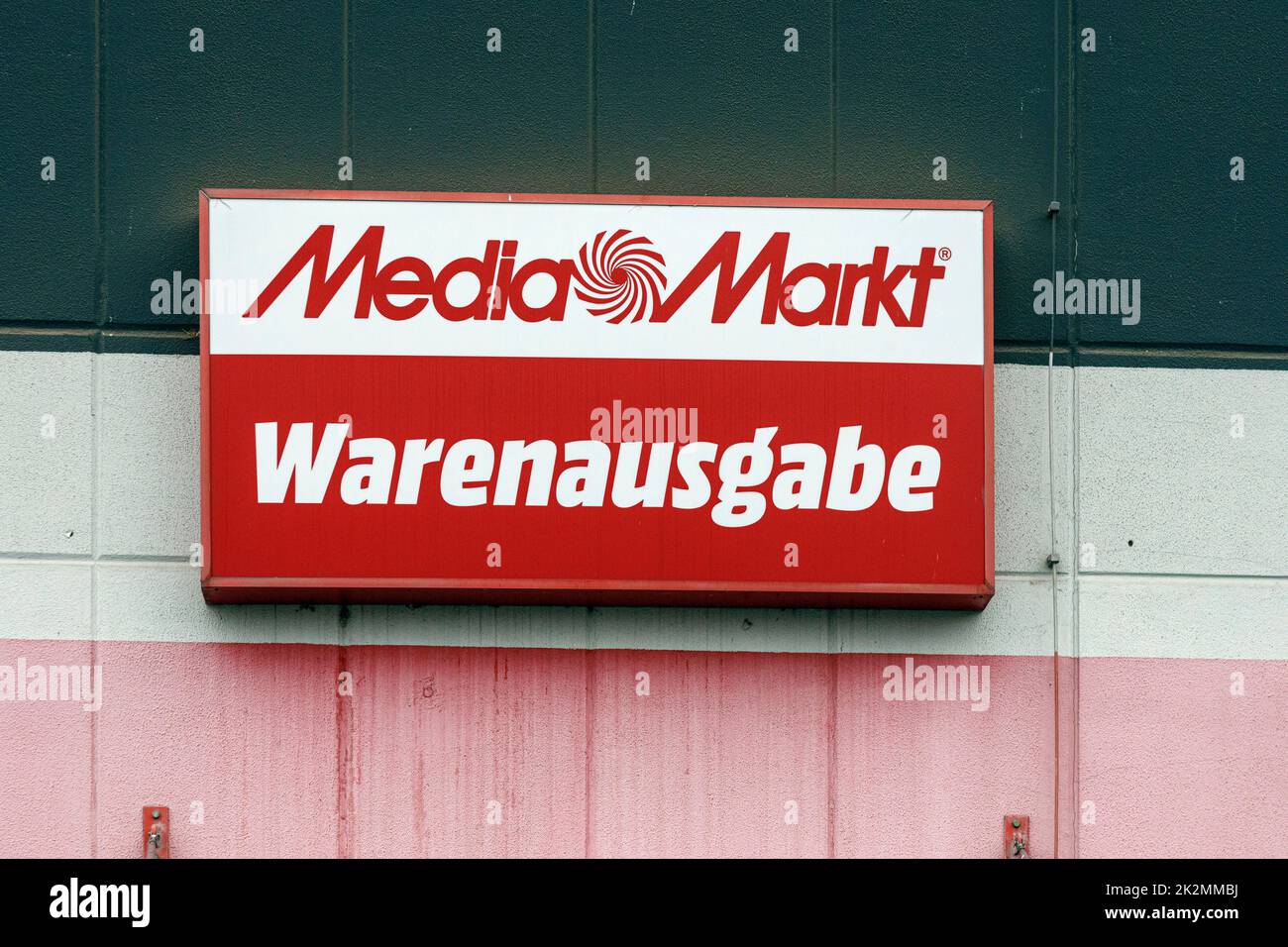 Mediamarkt Warenausgabe Stock Photo