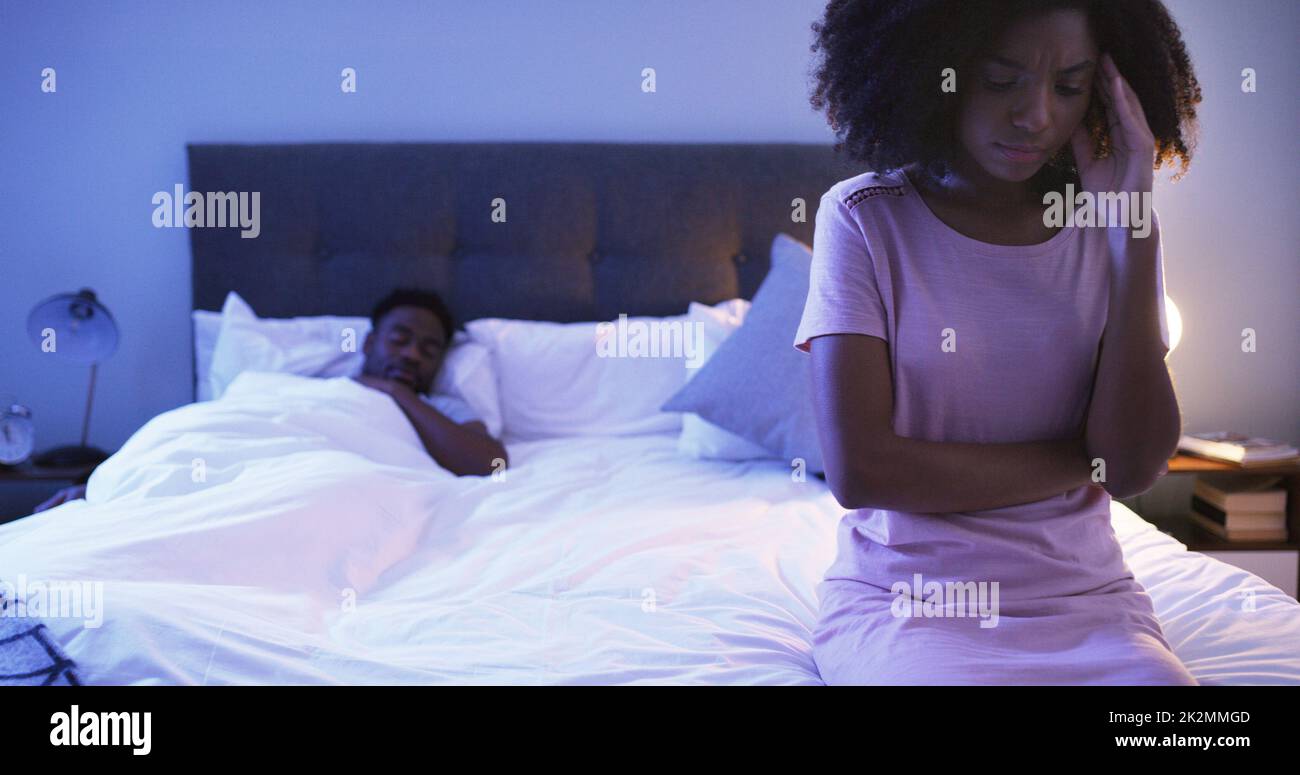 Woman with underwear and sleeping man Stock Photo by ©Nomadsoul1