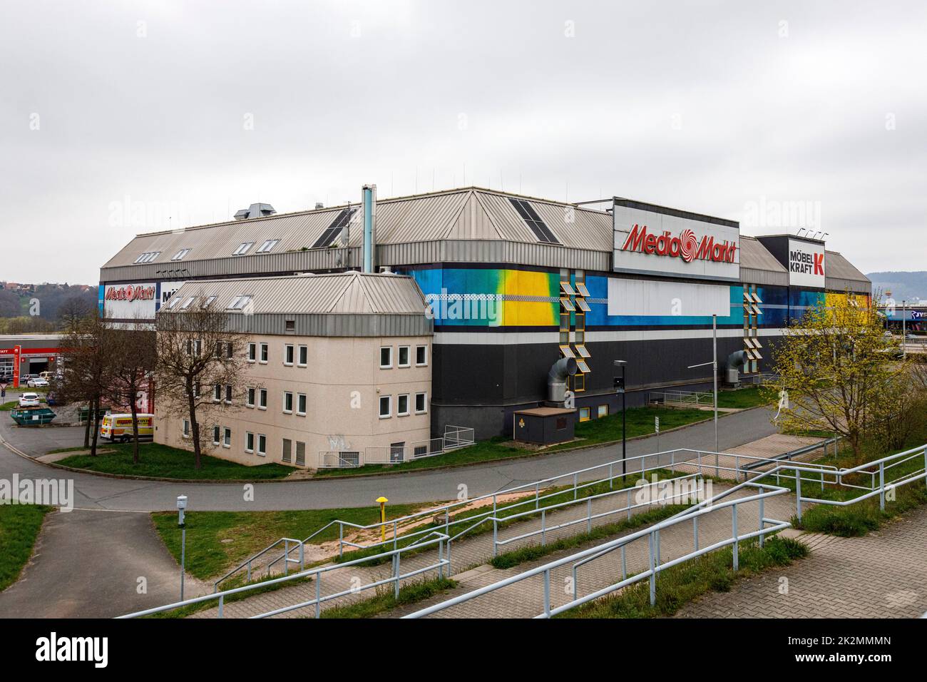 Media Markt Sign with Big Letter M in Front of a Store Editorial Image -  Image of center, concept: 209721785