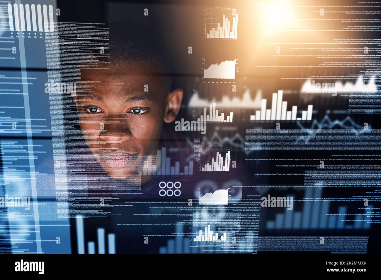 Tweaking the source code. Cropped shot of a young computer programmer