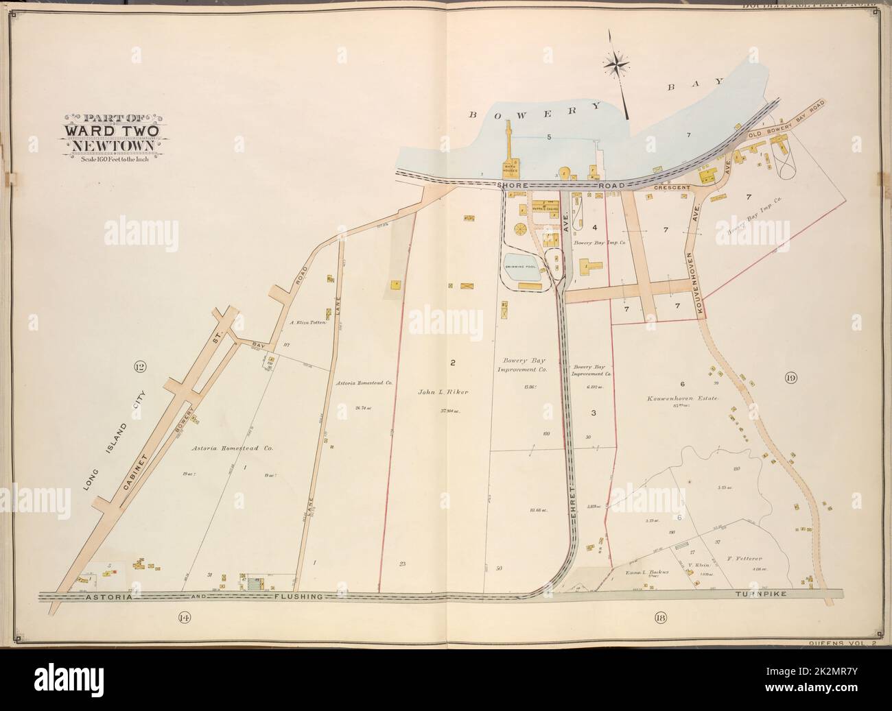 Old map of flushing hires stock photography and images Alamy