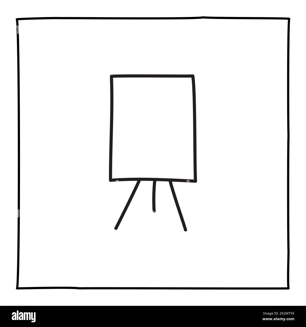 Doodle Artist Easel Icon Stock Photo Alamy doodle-artist-easel-icon-stock-photo-alamy