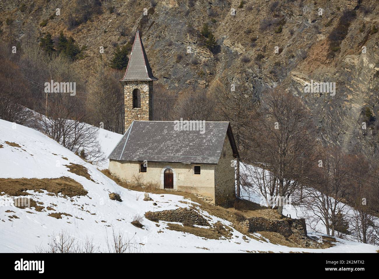 Old church in the alps hi-res stock photography and images - Alamy