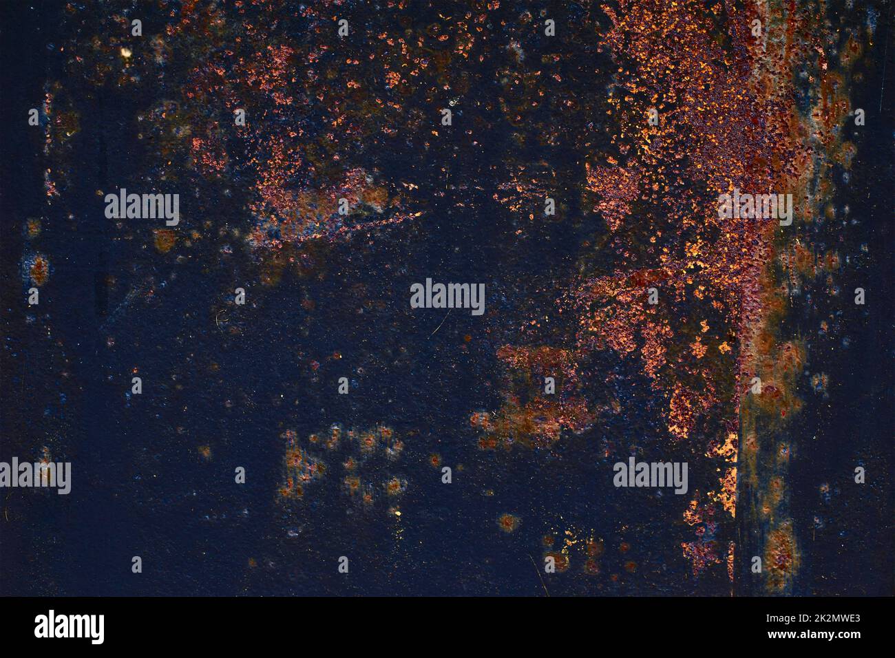 rusty black metal surface textured background Stock Photo