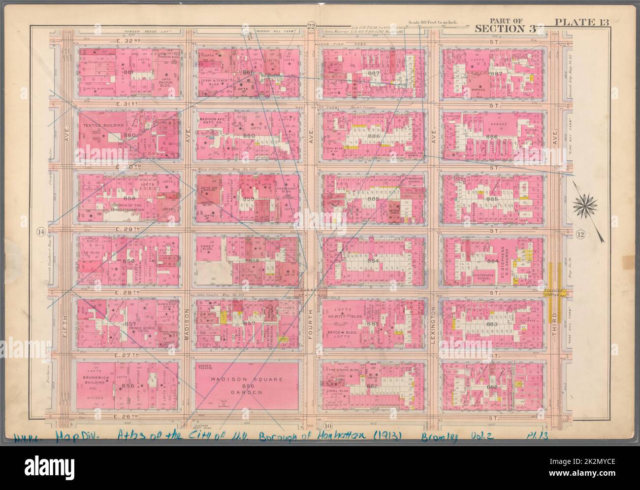 Cartographic, Maps. 1913. Lionel Pincus and Princess Firyal Map