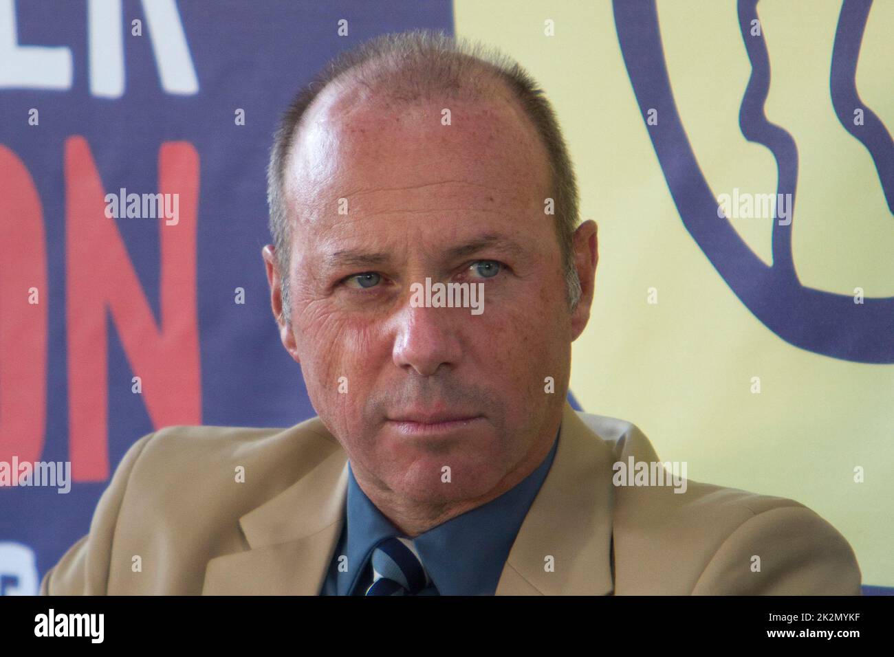 Torino, Italy. 22nd September 2022. Giuseppe Lavazza, vice President of Lavazza Group, attends a conference at 2022 Terra Madre Salone del Gusto event. Stock Photo