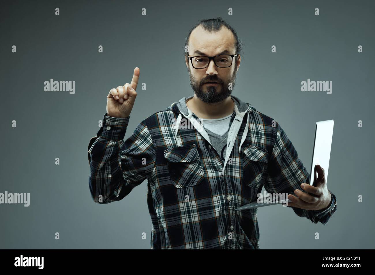 I have the solution to your IT problems throw it away Stock Photo Alamy