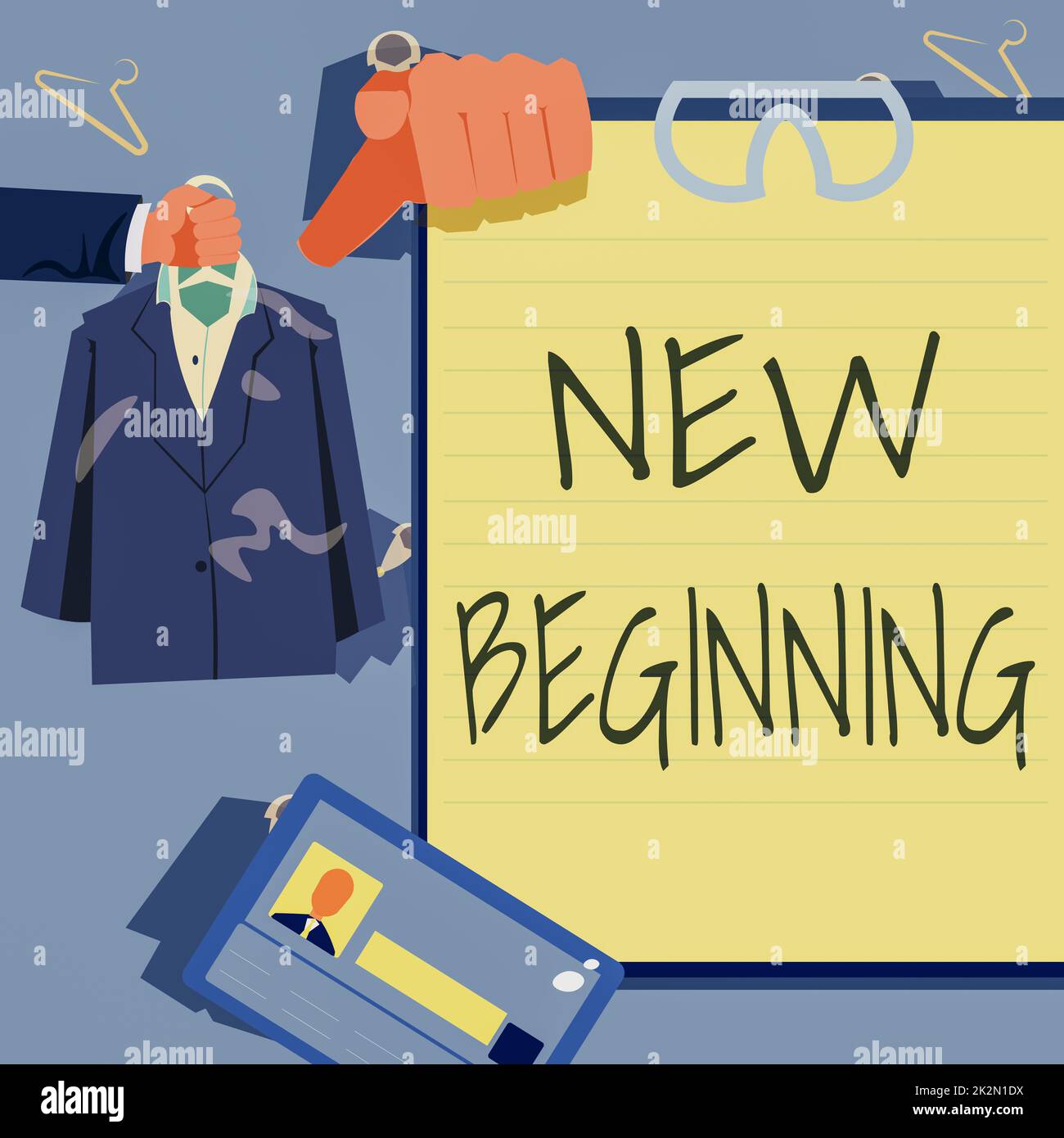 Writing displaying text New Beginning. Word Written on Different Career or endeavor Starting