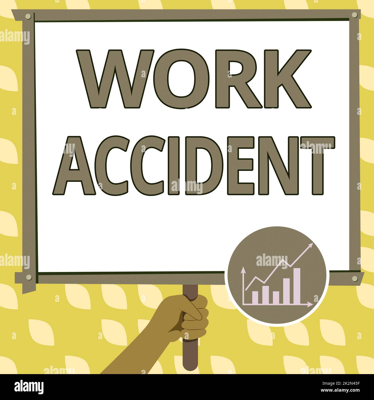 Text sign showing Work Accident. Business concept Mistake Injury
