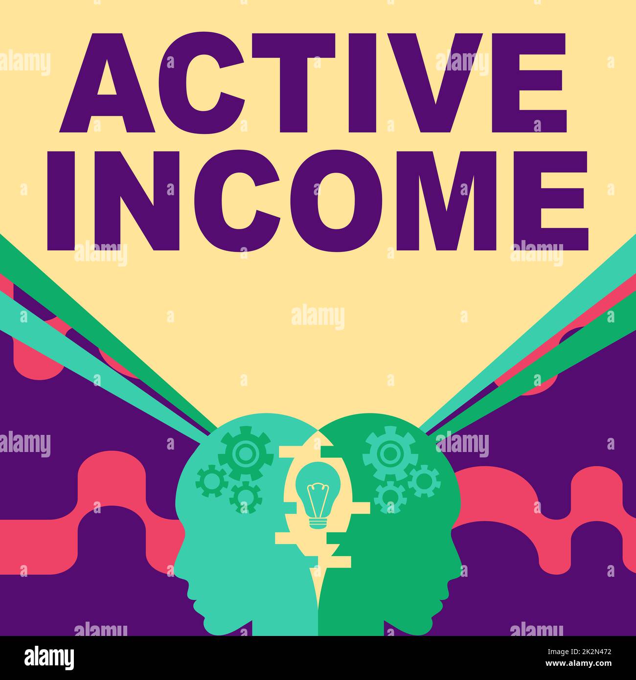Writing displaying text Active Income. Internet Concept Royalties ...