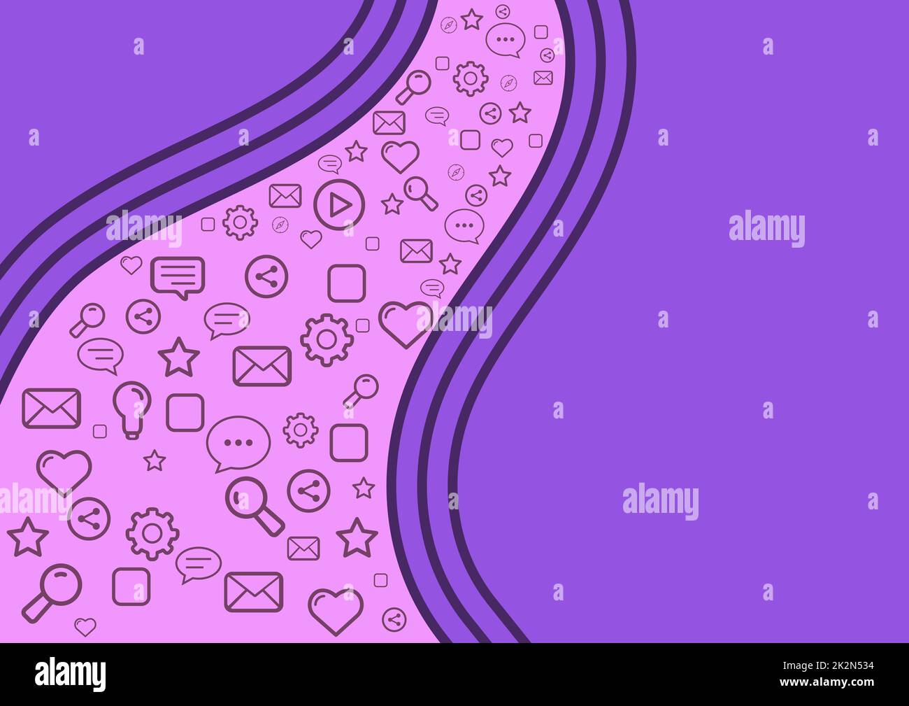 Icons symbolizing successful online communication colleagues achieving ...
