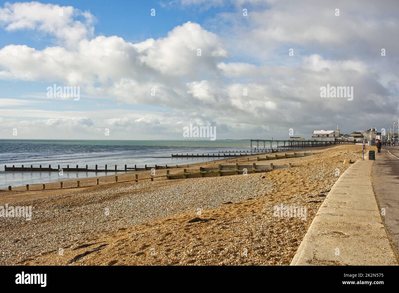 Bognor Regis seafront, Sussex, England Stock Photo