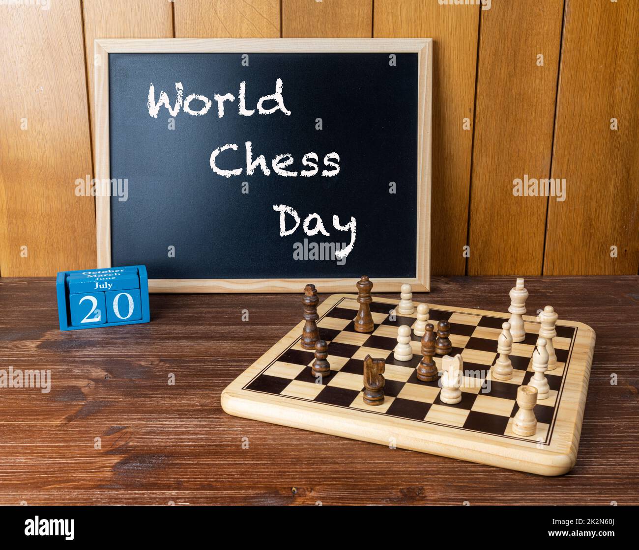 World Chess Day Stock Photo Alamy