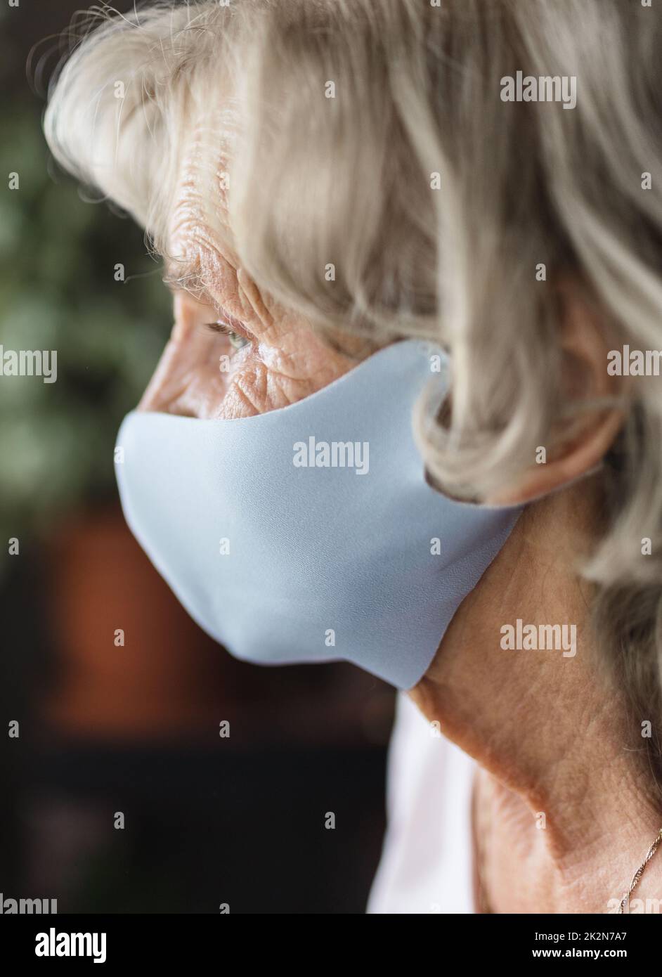 Elderly woman face hi-res stock photography and images - Alamy