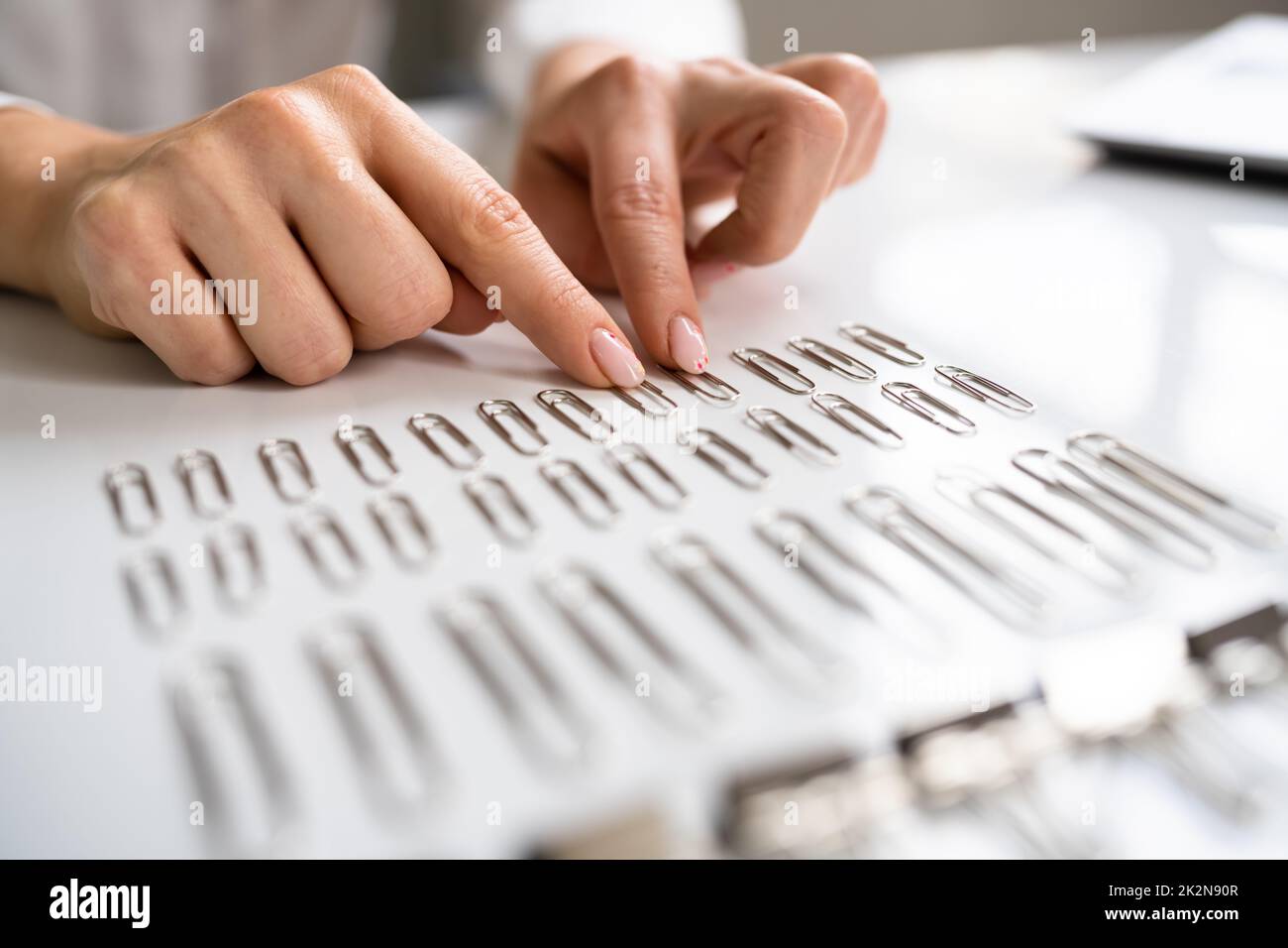 Obsessed Compulsive Perfectionist With OCD Disorder Stock Photo - Alamy