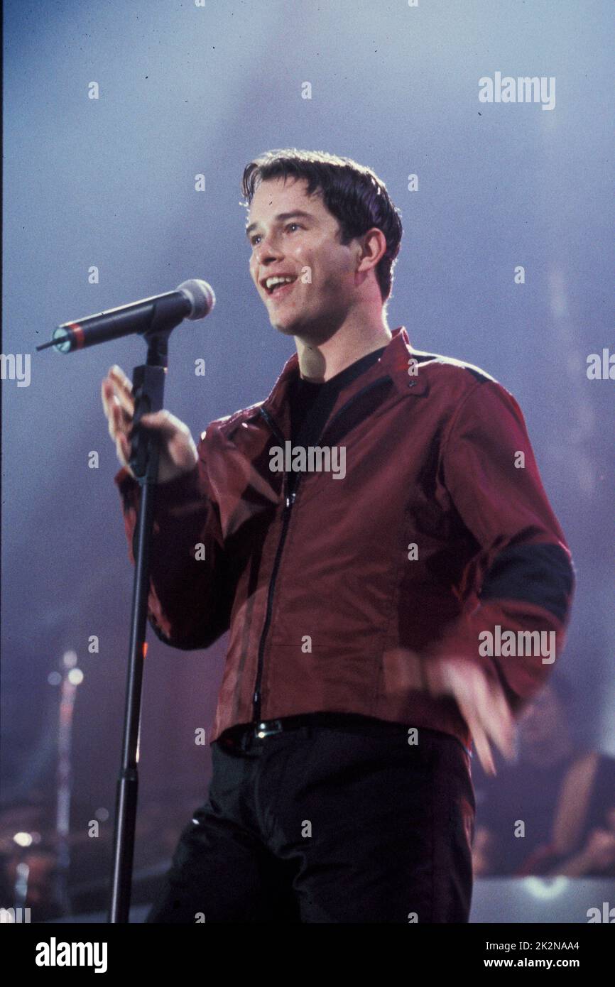 Boyzone performing live on stage hi-res stock photography and images ...