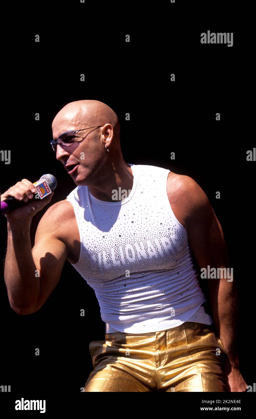 RIGHT SAID FRED ; Richard Fairbrass (vocals) ; live at BRMB Roadshow