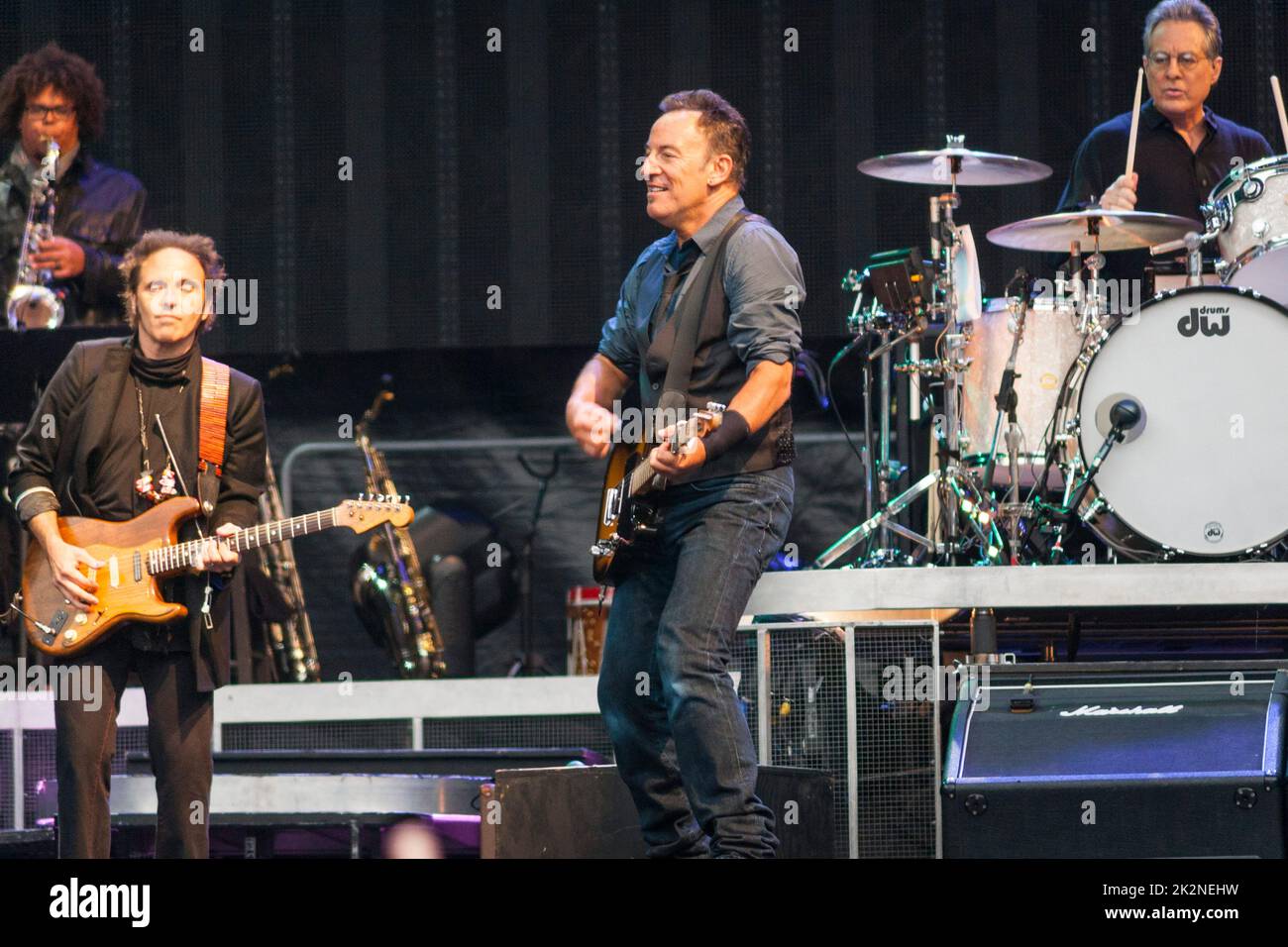 BRUCE SPRINGSTEEN ; Wrecking Ball Tour ; Nils Lofgren (guitarist) and Max Weinberg (drummer) and
