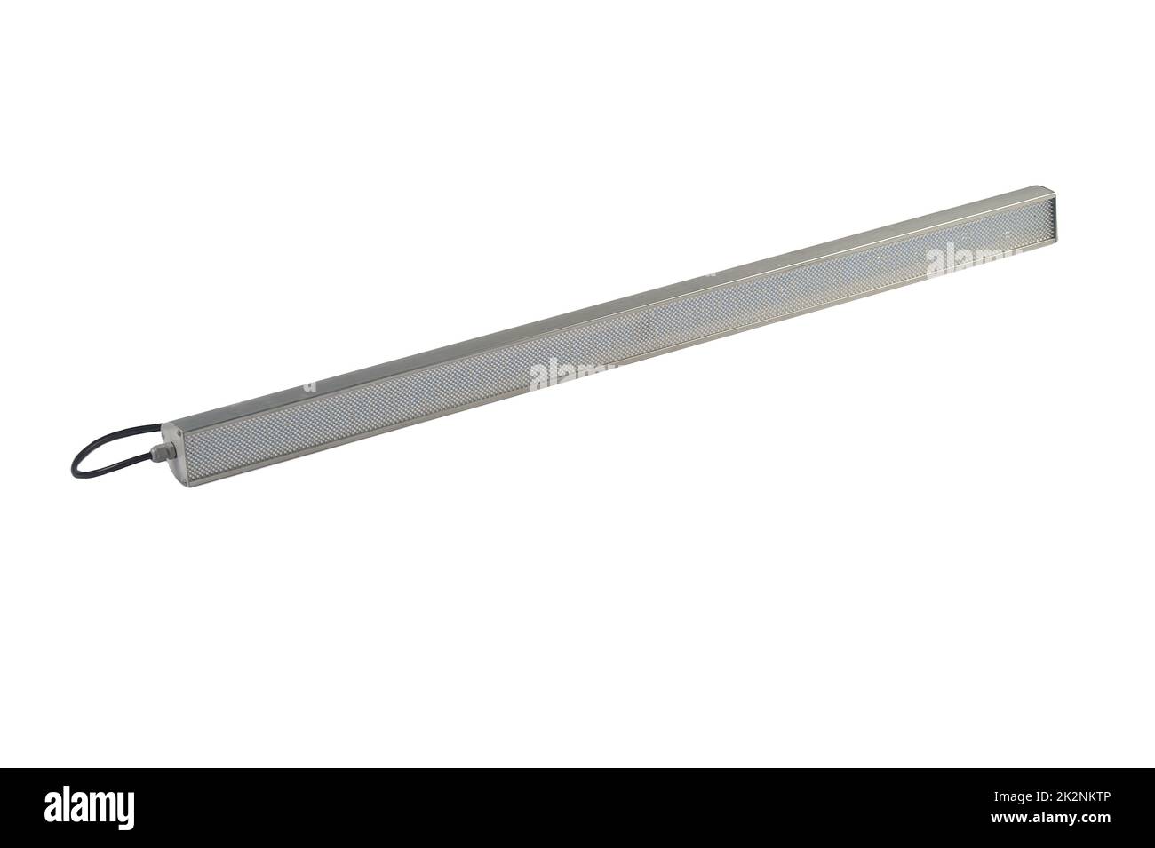 LED lamp for non-residential and public spaces on a white isolated background. Power saving Stock Photo