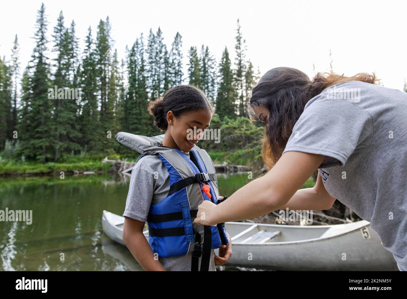 Lifejacket girl hi-res stock photography and images - Alamy