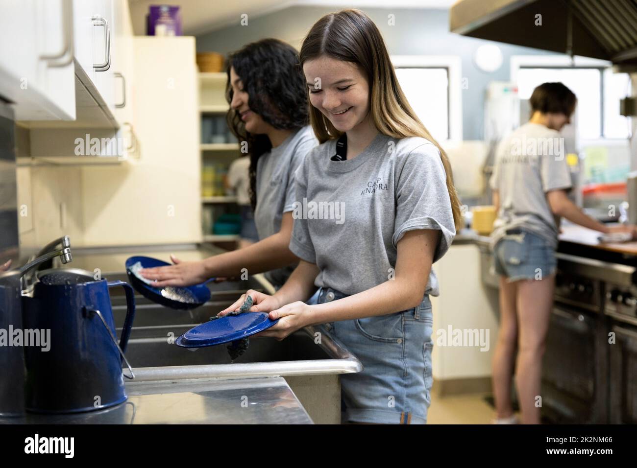 Happy camp counselors hires stock photography and images Alamy