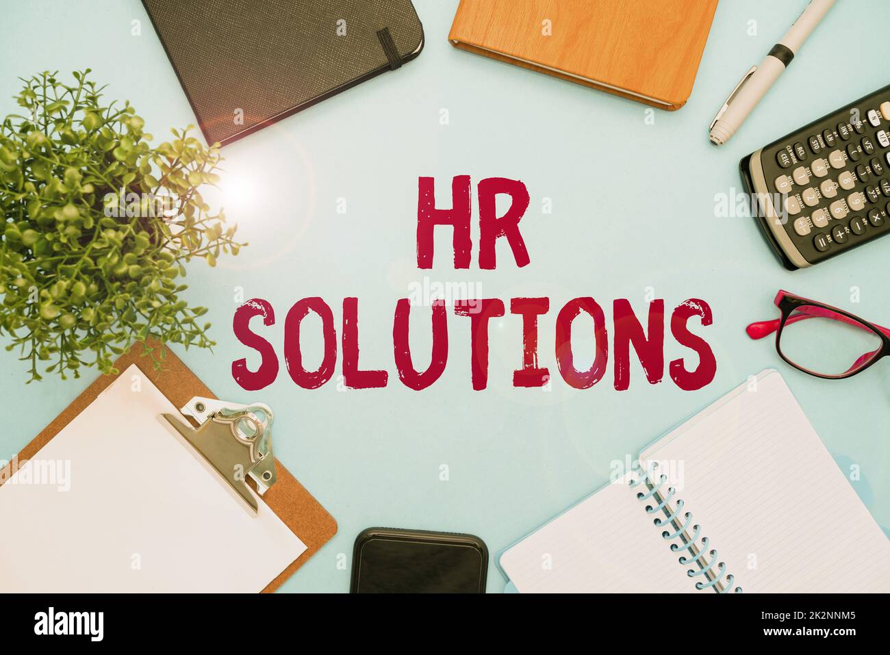 Handwriting text Hr Solutions. Concept meaning Outsourced Human resources consultancy and support Experts Flashy School Office Supplies, Teaching Learning Collections, Writing Tools Stock Photo