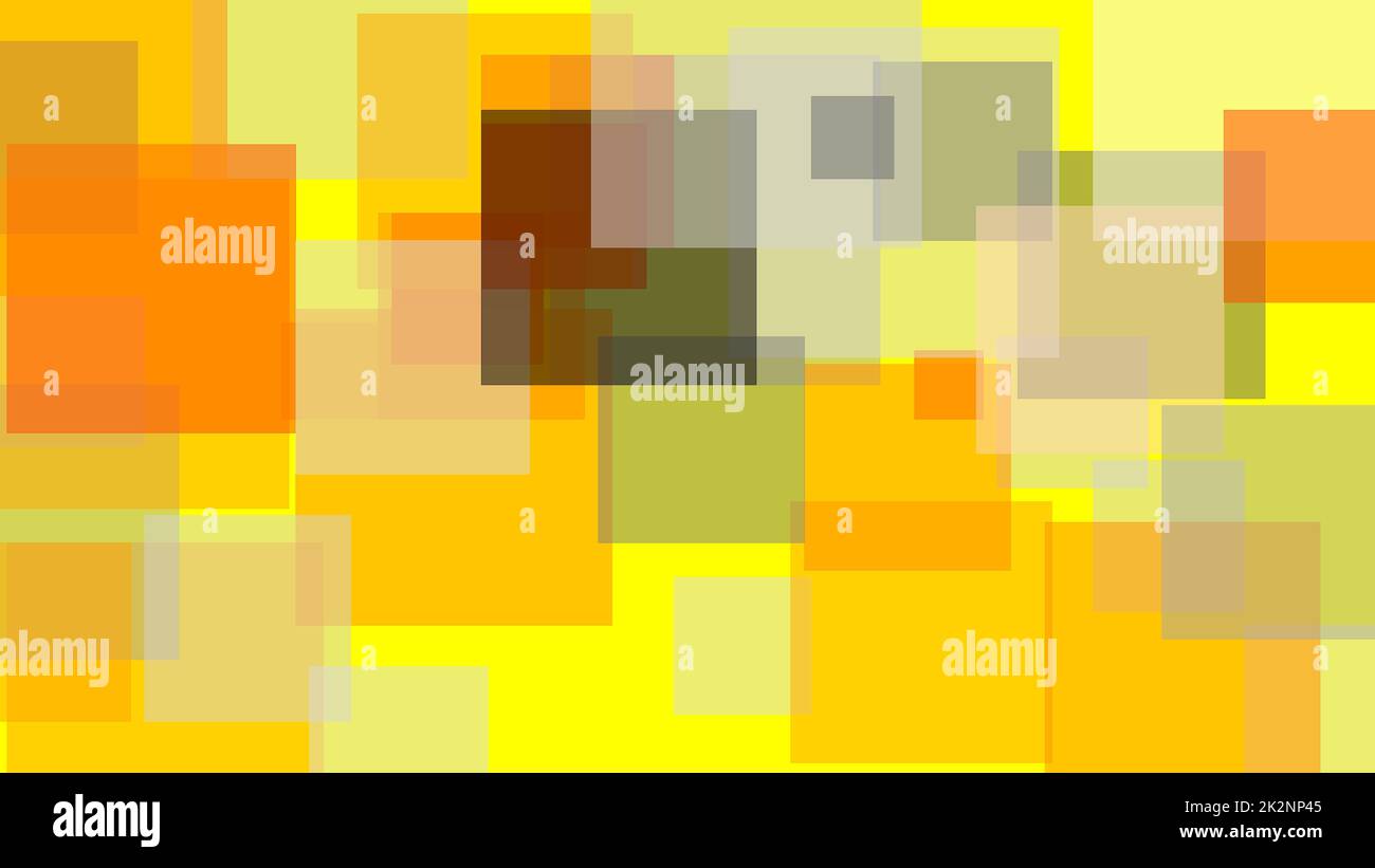 Abstract grey orange squares with yellow background Stock Photo - Alamy