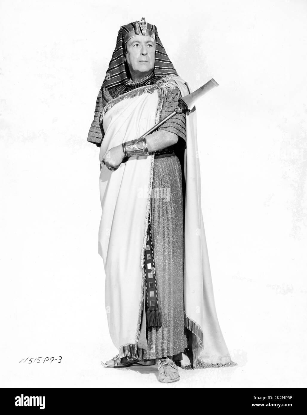 Sir CEDRIC HARDWICKE Portrait as Sethi in THE TEN COMMANDMENTS 1956