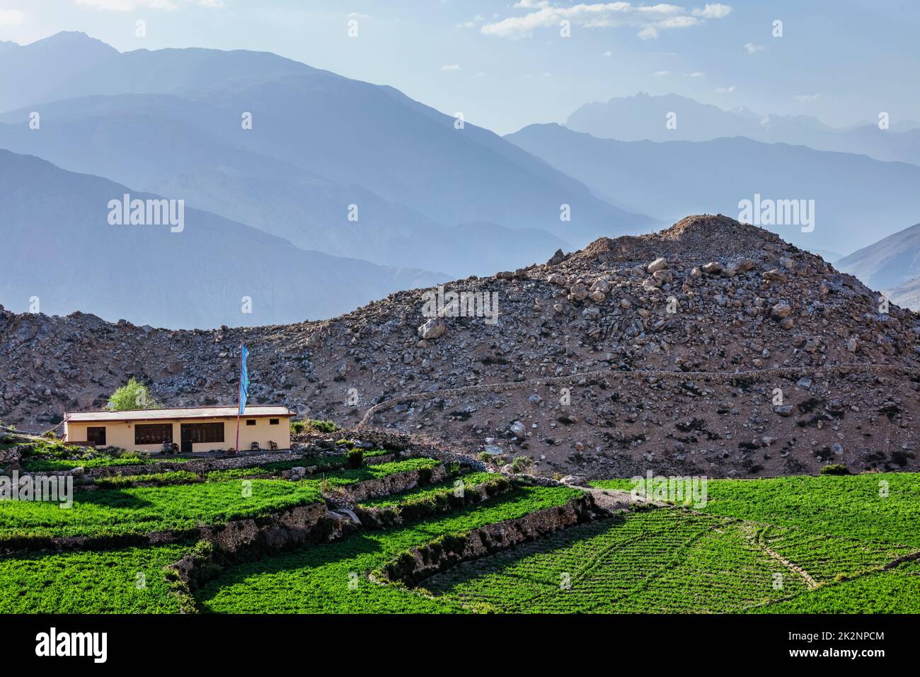 Village himalayas hi-res stock photography and images - Alamy