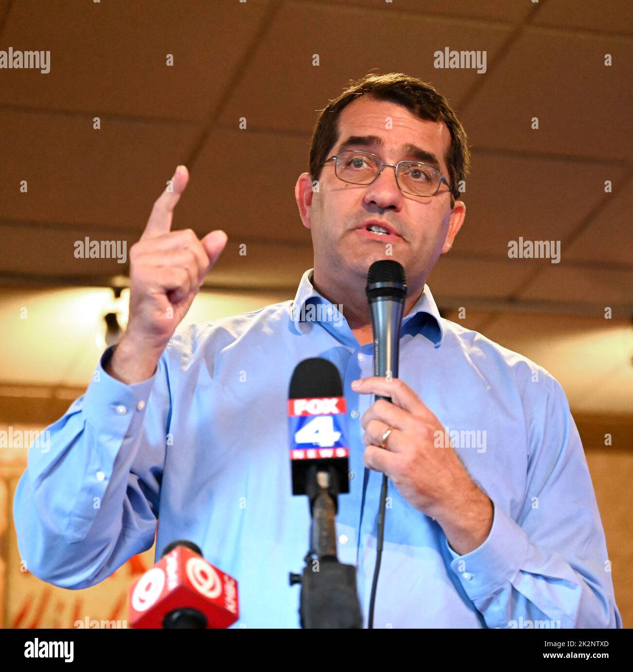 Shawnee, KS, USA. 22nd Sep, 2022. Kansas Attorney General Derek Schmidt