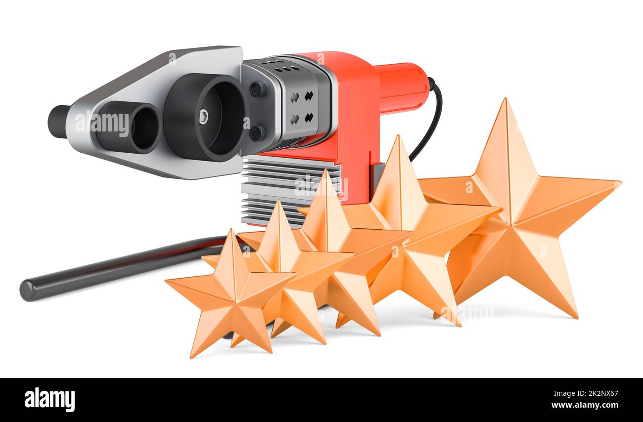 Soldering iron for plastic pipes, automatic electric welding machine