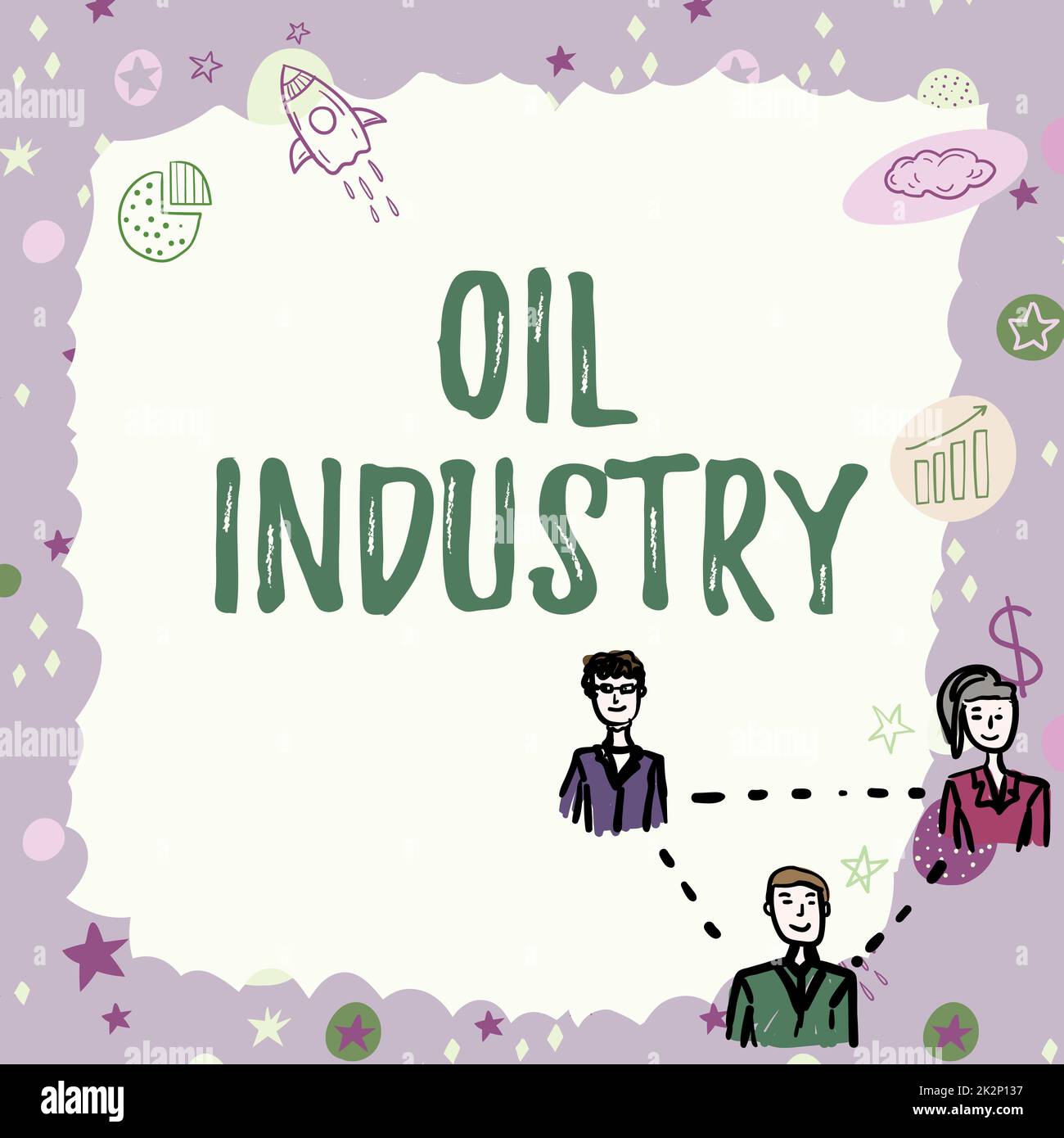 Hand writing sign Oil Industry. Concept meaning Exploration Extraction