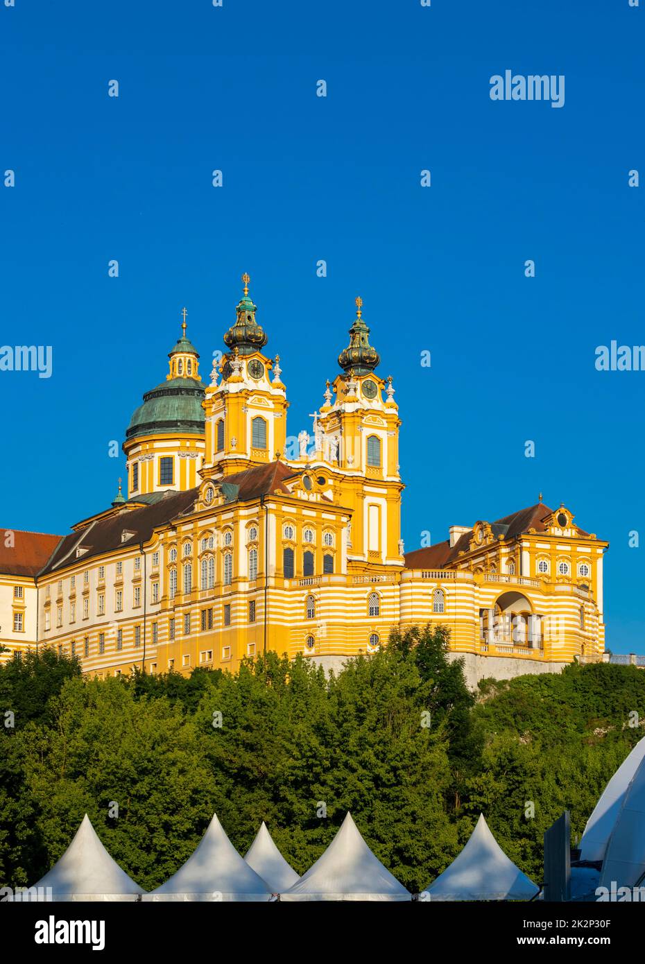 Monastery Melk in north Austria Stock Photo
