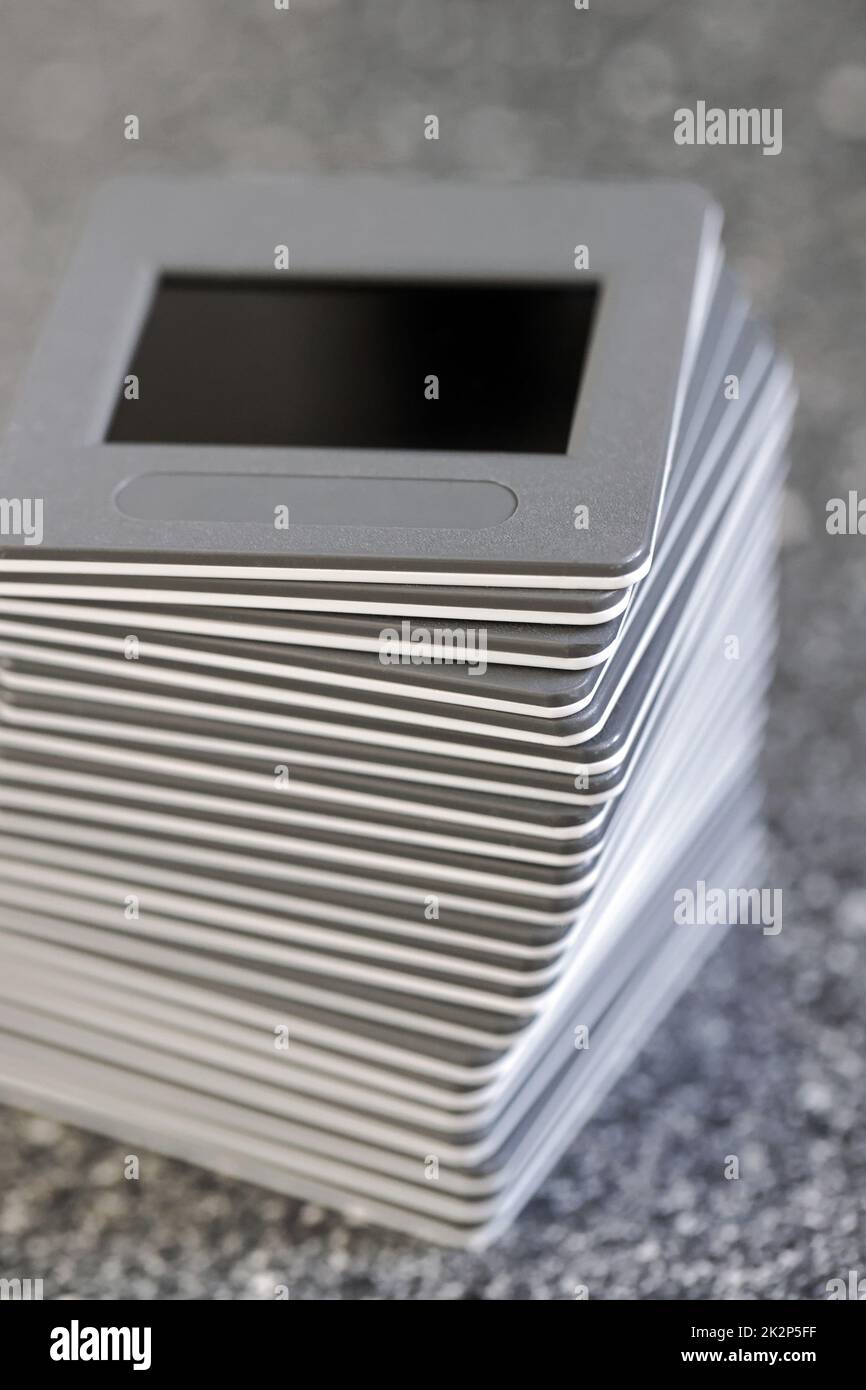 stacked slide frames Stock Photo Alamy
