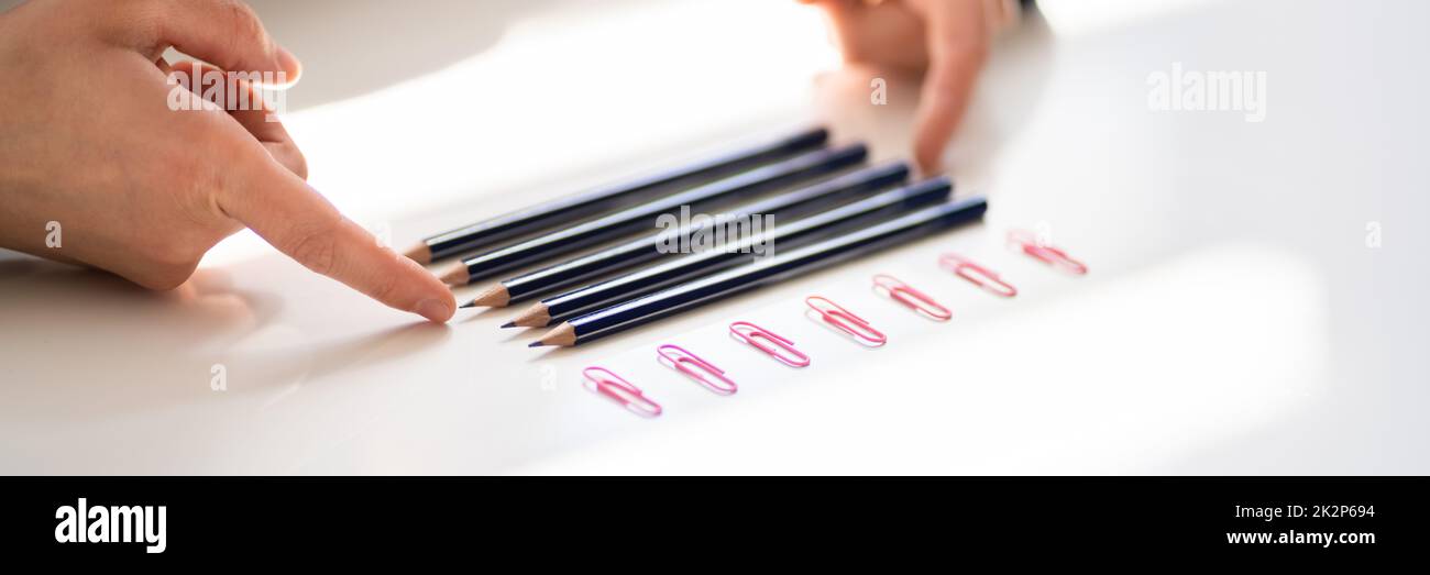Obsessed Compulsive Perfectionist With OCD Disorder Stock Photo - Alamy